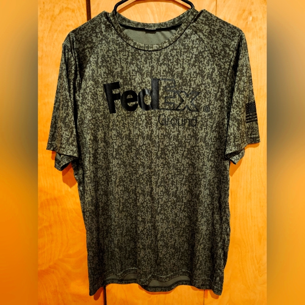 Dex FedEx Camo Green Men's Shirt